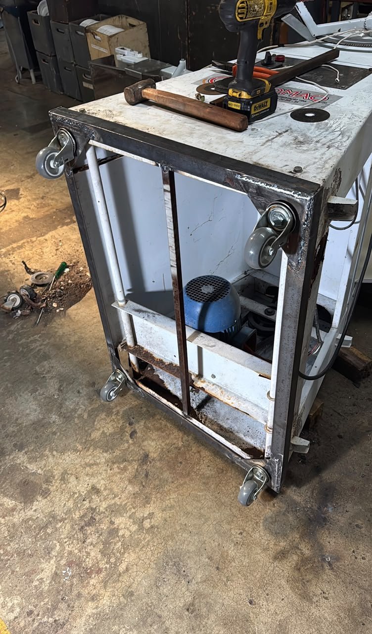 Restauração de carrinho rack industrial em Presidente Prudente SP — Prime Soluções Integradas